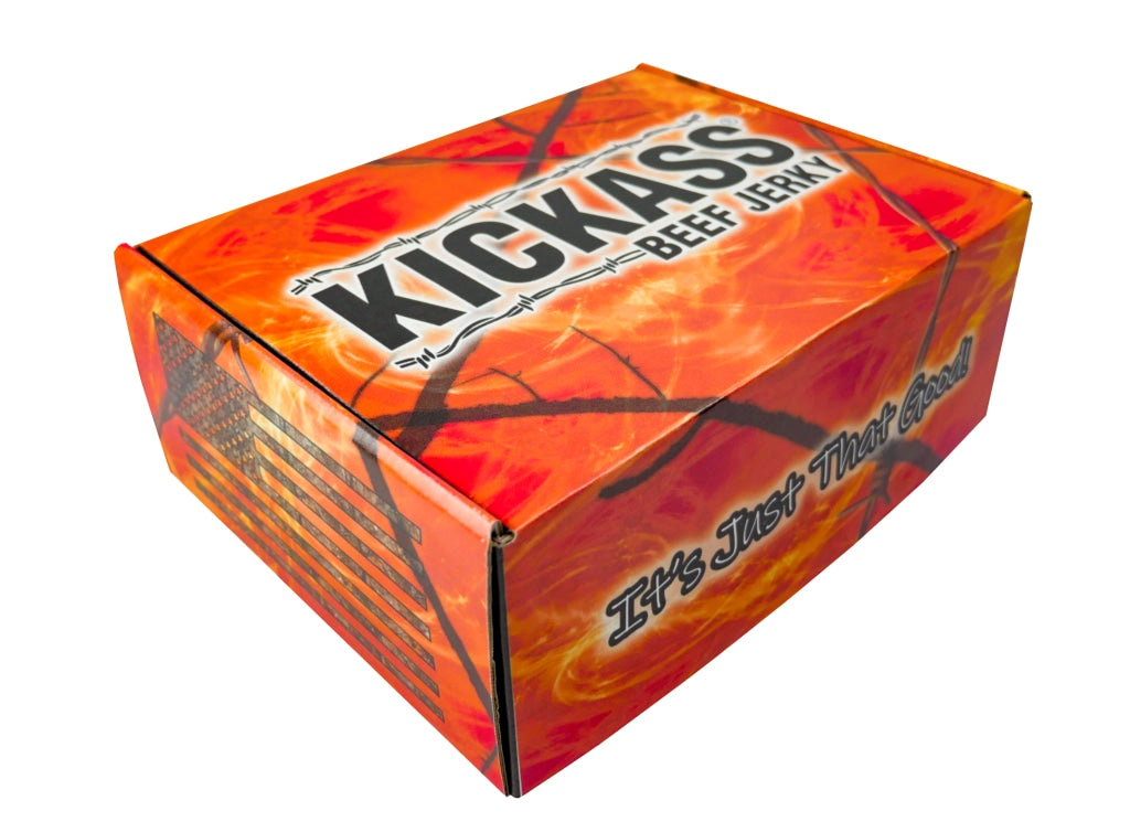 Kickass 3Oz Beef Jerky Holiday Gift Box