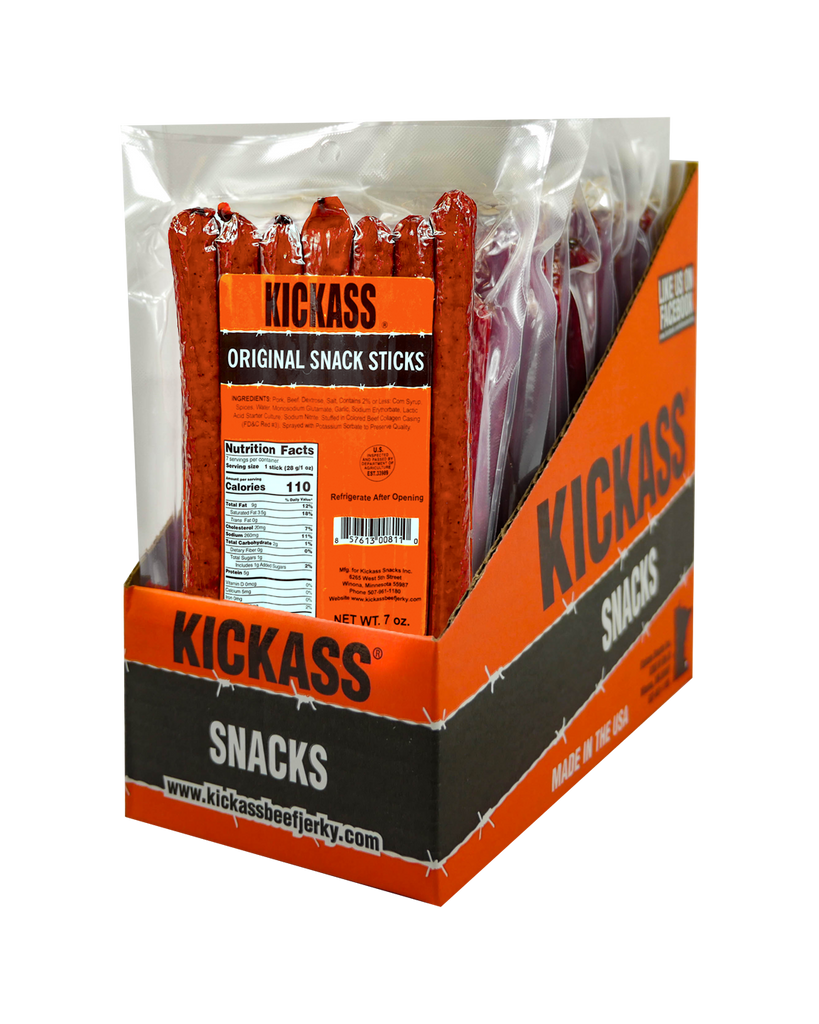 3030WS - Kickass Original Snack Sticks 7oz Caddy (12 PACKS)..