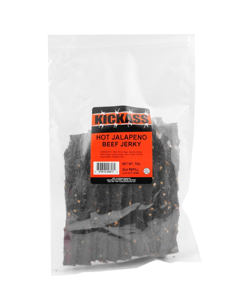 Kickass Jalapeno Beef Jerky 20Ct Bag