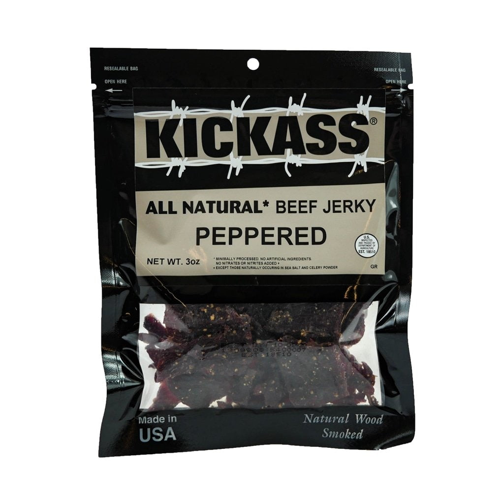 Peppered Beef Jerky 3Oz (4 Bags)