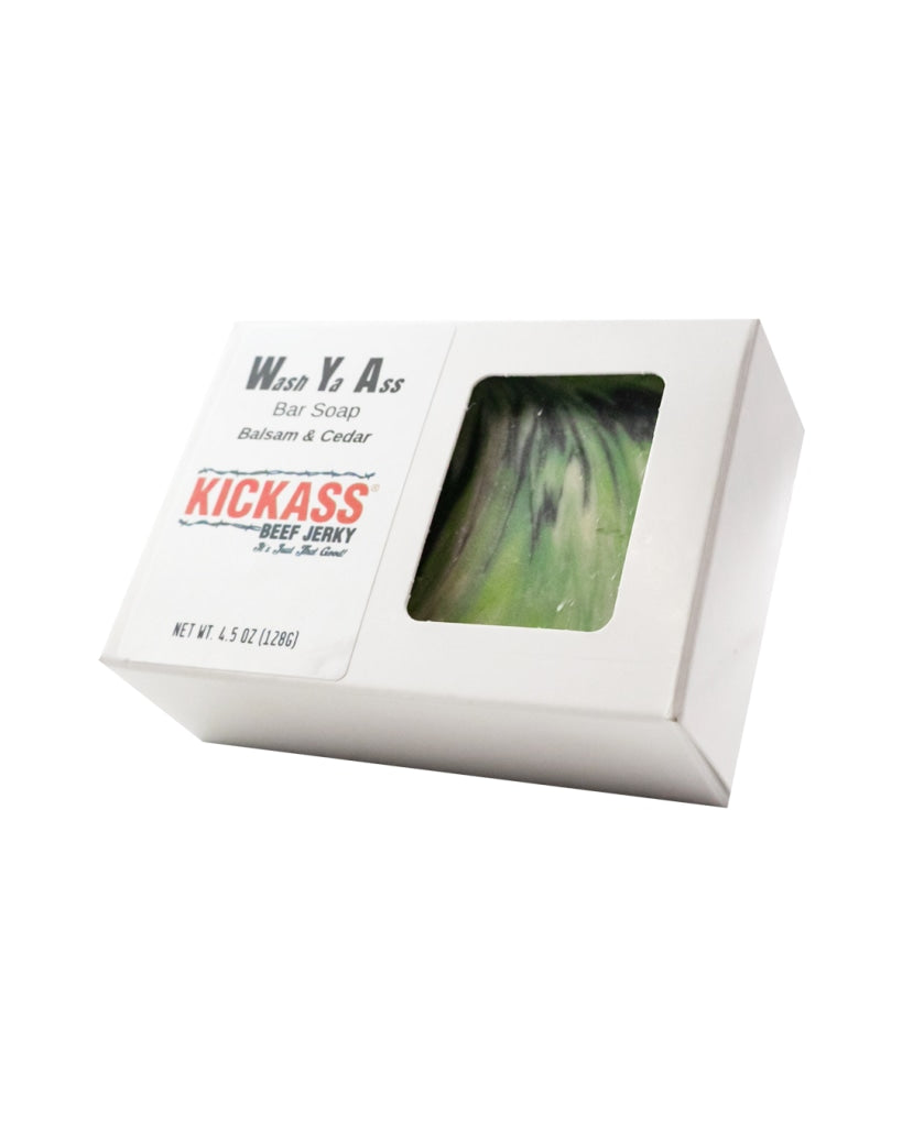 **new** Kickass Wash Ya Ass Handmade Soap (5 Bars) - Balsam & Cedar..