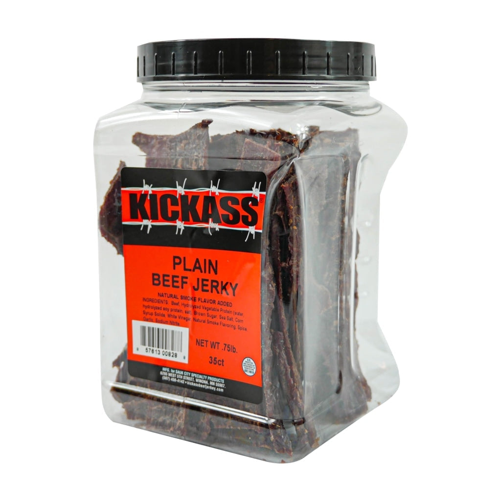 Kickass Original/Plain Beef Jerky 35CT Tub